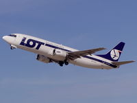 SP-LLD @ LMML - B737-400 SP-LLD LOT Polish Airlines - by raymond