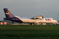 EI-FXJ @ EGSS - Arriving on a FedEx Feeder service - by N-A-S
