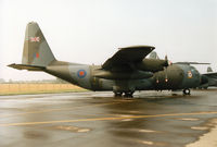 XV292 @ EGVA - Hercules C.1, callsign Ascot 951, of the Lyneham Transport Wing on display at the 1994 Intnl Air Tattoo at RAF Fairford. - by Peter Nicholson