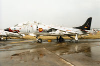 VAE1-7 @ EGVA - TAV-8S Matador of Esquadron 008 Spanish Navy on display at the 1994 Intnl Air Tattoo at RAF Fairford. - by Peter Nicholson