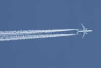 A7-BBA @ KORD - Qatar Airways Boeing 777-2DZLR, QTR77 enroute from OTBD (Doha Int'l) to KIAH (Houston Bush Int'ctl), overflying O'Hare Intl. on a 207 heading at FL 360. - by Mark Kalfas