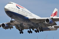 G-BYGG @ KORD - British Airways Boeing 747-436, BAW295 arriving from EGLL, RWY 28 KORD. - by Mark Kalfas