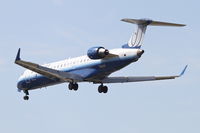 N748SK @ KORD - SkyWest/United Express Bombardier CL-600-2C10, SKW6756 arriving from KCOS, RWY 28 KORD. - by Mark Kalfas