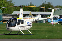 G-CGNE @ EGBW - 2010 ROBINSON HELICOPTER CO INC ROBINSON R44 II, c/n: 12952 - by Terry Fletcher