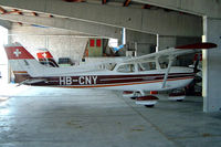HB-CNY @ LSZF - R/Cessna F.172N Skyhawk [1681] Birrfeld~HB 22/07/2004 - by Ray Barber