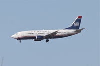 N532AU @ KORD - US Airways Boeing 737-3B7, AWE928 arriving from KCLT, RWY 27L KORD. - by Mark Kalfas