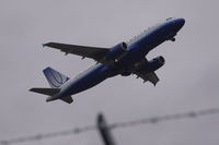 N451UA @ BIL - United Airlines Airbus A320 - by Daniel Ihde