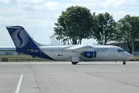OO-DJF @ EBBR - SN Brussels Airlines BAe-146-200 parked at Brussels airport. - by Henk van Capelle