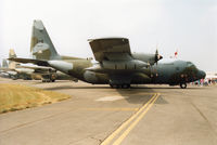130341 @ EGVA - KCC-130H Hercules, callsign Canforce 6885, of 435 Squadron Canadian Armed Forces basd at Edmonton on display at the 1994 Intnl Air Tattoo at RAF Fairford. - by Peter Nicholson