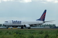 TC-IEA @ EHAM - Inter Airlines Boeing 737-800 taking off from Schiphol airport, Amsterdam. - by Henk van Capelle