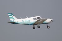 G-BEFF @ EGSH - Landing at Norwich. - by Graham Reeve