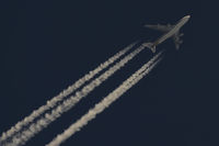 UNKNOWN @ NONE - Singapore Airlines B747-400 cruising eastbound - by Friedrich Becker