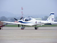 G-BYXK @ EGDY - on the 727 NAS Apron - by Chris Hall