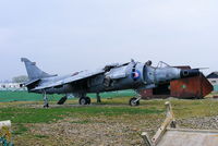XW630 @ EGDY - Harrier GR.3 on the fire dump at Yeovilton - by Chris Hall
