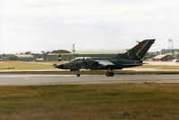 ZA559 @ EGQS - Tornado GR.1 of 15[Reserve] Squadron joining the active runway at RAF Lossiemouth in the Summer of 1994. - by Peter Nicholson