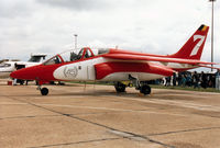 AT31 @ MHZ - Belgian Air Force Alpha Jet of 9 Wing in 45th Anniversary markings on display at the 1995 RAF Mildenhall Air Fete. - by Peter Nicholson
