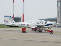 G-BYXK @ EGDY - on the 727 NAS Apron - by Chris Hall