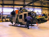 XZ180 @ EGDY - inside Hangar 9, 847 Sqdn, Commando Lynx unit - by Chris Hall