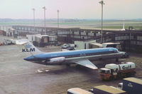 PH-DNL @ LHR - DC-9-32 of KLM Royal Dutch Airlines at the terminal at London Heathrow in November 1974. - by Peter Nicholson