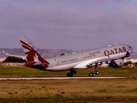 A7-HJJ @ LMML - A330 A7-HJJ Qatar Airways - by raymond