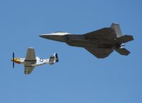 02-4038 @ LAL - Heritage Flight with Little Witch P-51D