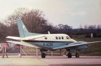 G-AZGG @ STN - Stansted resident Beech King Air C90 seen in March 1976. - by Peter Nicholson