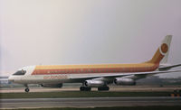 6Y-JII @ LHR - DC-8-62 of Air Jamaica seen at Heathrow in March 1976. - by Peter Nicholson