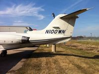 N100WN @ TZR - Willie Nelson's Private Plane - by BK