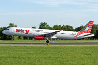 TC-SKI @ LOWL - Sky Airlines Airbus A321-131 to touch down in LOWL/LNZ - by Janos Palvoelgyi