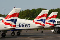 G-BSVG @ EGTB - Tails of the Airways Flying Club - by Chris Hall