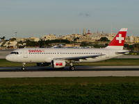 HB-IJL @ LMML - A320 HB-IJL Swissair - by raymond