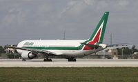 EI-CRD @ MIA - Alitalia 767-300 - by Florida Metal