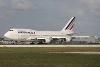 F-GITJ @ MIA - Air France 747-400