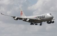 LX-YCV @ MIA - Cargolux 747-400F