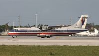 N288AM @ MIA - American Eagle ATR-72 - by Florida Metal