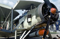 LS326 @ BQH - Royal Navy Historic Flight's Swordfish on display at the 1977 Biggin Hill Airshow. - by Peter Nicholson