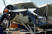 LS326 @ BQH - Another view of the Fairey Swordfish of the Royal Navy Historic Flight on display at the 1977 Biggin Hill Airshow. - by Peter Nicholson