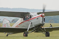 G-AHBL @ EGHR - Arriving at vintage fly-in - by John Richardson