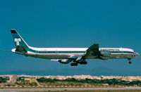 N4866T @ LMML - DC8 N4866T Trans International Airlines - by raymond