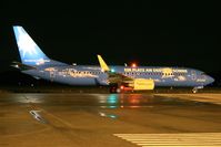 D-AHFZ @ EHEH - Tui at night at Eindhoven - by Jeroen Stroes