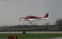 N815DB @ KGHW - Cirrus SR22 landing on runway 15. Returning from a Young Eagles flight. - by Kreg Anderson