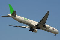 JA731J @ EGLL - Japan Airlines Sky Eco livery - by Chris Hall