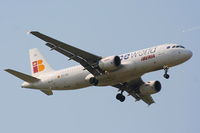 EC-IZR @ EGLL - Iberia A320 in one world livery - by Chris Hall