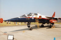 XX145 @ EGVA - Jaguar T.2 of the Empire Test Pilots School at Boscombe Down on display at the 1996 Royal Intnl Air Tattoo at RAF Fairford. - by Peter Nicholson