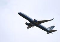N502UA - Flying over Mineola, NY, going to a landing at JFK - by gbmax