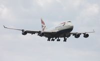 G-BNLY @ MIA - British 747-400