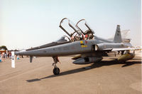 243 @ EGVA - F-5B Freedom Fighter of 336 Skv Royal Norwegian Air Force on display at the 1996 Royal Intnl Air Tattoo at RAF Fairford. - by Peter Nicholson