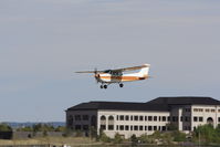 N172DM @ KAPA - Going for a landing on 35R - by Zac G