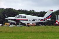 G-AVFP @ EGBP - Piper PA-28-140 Cherokee [28-22652] Kemble~G 01/07/2005 - by Ray Barber