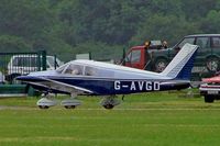 G-AVGD @ EGBP - Piper PA-28-140 Cherokee [28-22782] Kemble~G 01/07/2005. Since cancelled after being badly damaged in a forced landing 1.75 miles west of Deanland Airfield Sussex 16-09-2007. - by Ray Barber